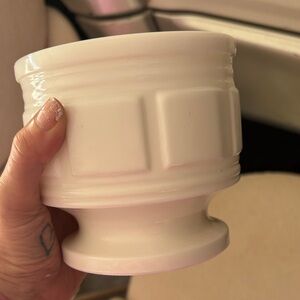 Elegant White Ceramic Planter